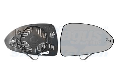 Outside mirror Opel Corsa E: 3804836 Van Wezel Wing mirror glass, right