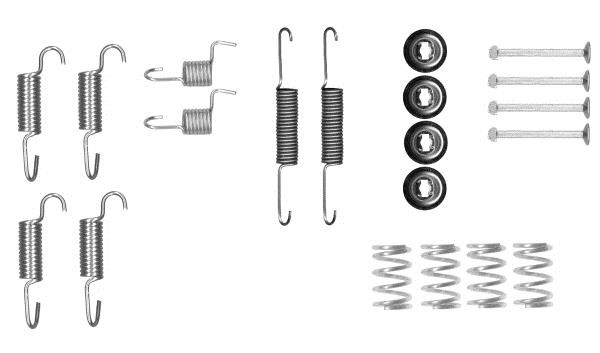 Textar 97046200 Repair kit for parking brake pads 97046200