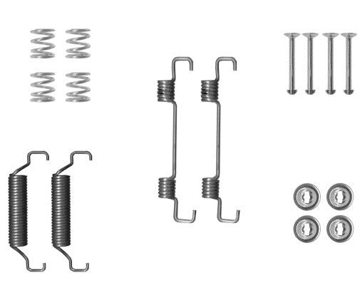 Brake pad fitting accessory MAN: 97046300 Textar Repair kit for parking brake pads