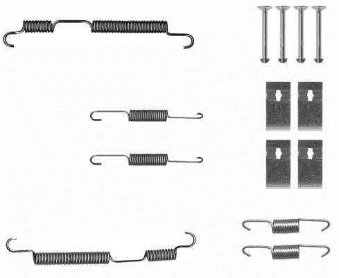Rear brake pad fitting kit KIA Picanto (Kia Picanto): 97048700 Textar Brake pad fitting kit