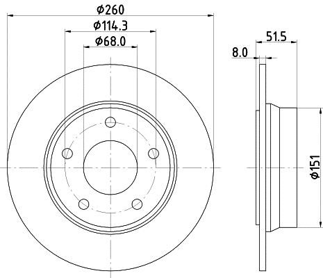Brake disc Renault Arkana: 92335803 Textar Brake disc