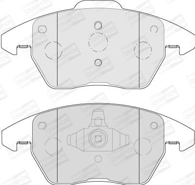 Champion 573852CH Brake Pad Set, disc brake 573852CH