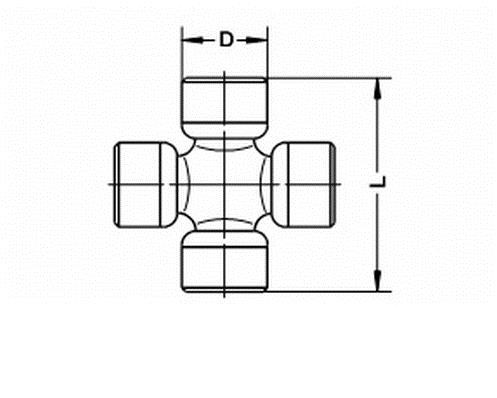 Joint, propeller shaft Lobro U178