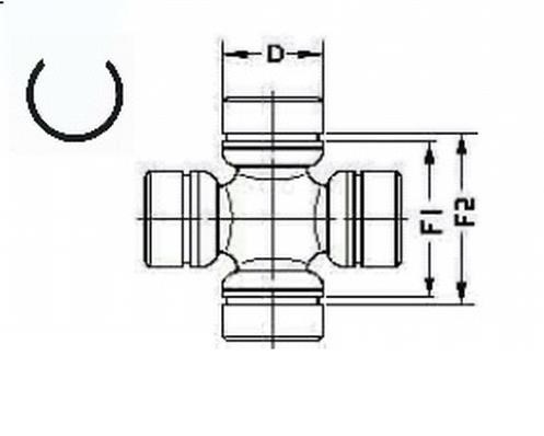 Joint, propeller shaft Lobro U-926