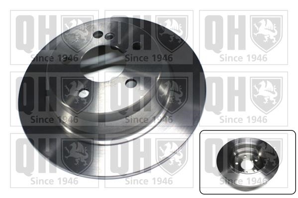 Quinton Hazell BDC5415 Rear brake disc, non-ventilated BDC5415