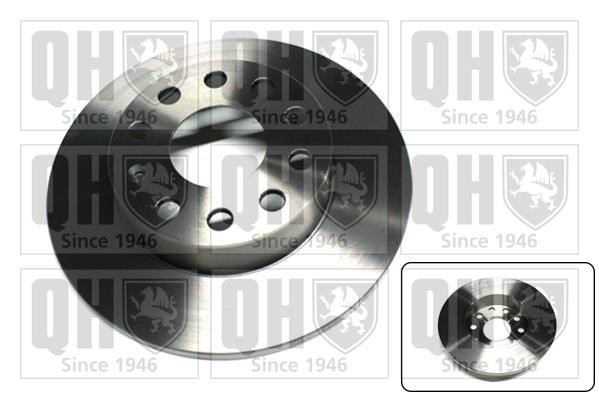 Quinton Hazell BDC5423 Rear brake disc, non-ventilated BDC5423