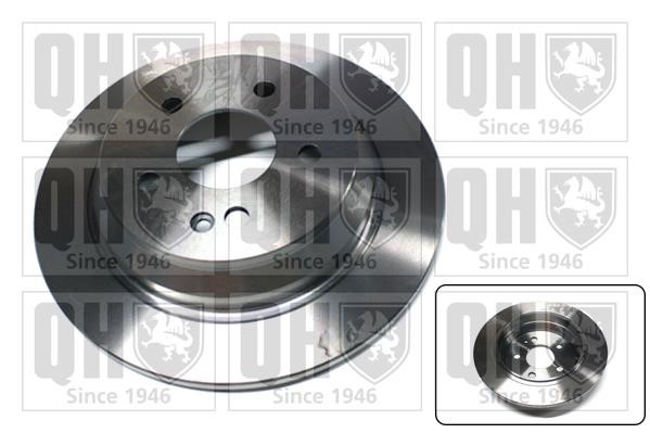 Quinton Hazell BDC5429 Rear brake disc, non-ventilated BDC5429