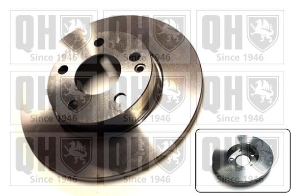 Quinton Hazell BDC5438 Unventilated front brake disc BDC5438