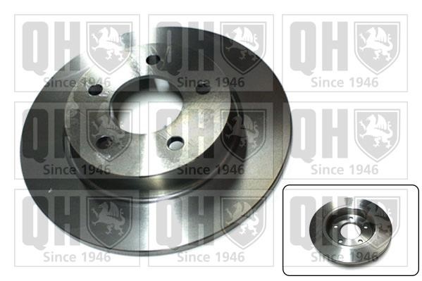 Quinton Hazell BDC5493 Rear brake disc, non-ventilated BDC5493