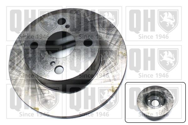 Quinton Hazell BDC5500 Rear brake disc, non-ventilated BDC5500