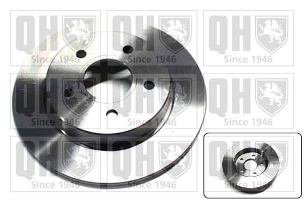 Quinton Hazell BDC5505 Rear brake disc, non-ventilated BDC5505