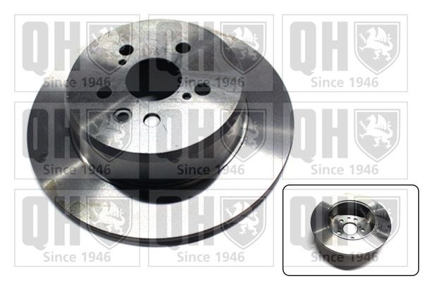 Quinton Hazell BDC5513 Rear brake disc, non-ventilated BDC5513