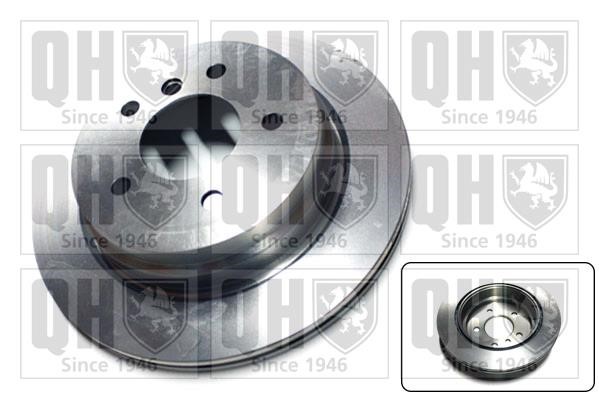 Quinton Hazell BDC5530 Rear ventilated brake disc BDC5530