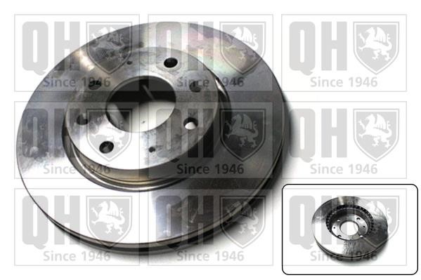 Quinton Hazell BDC5538 Front brake disc ventilated BDC5538