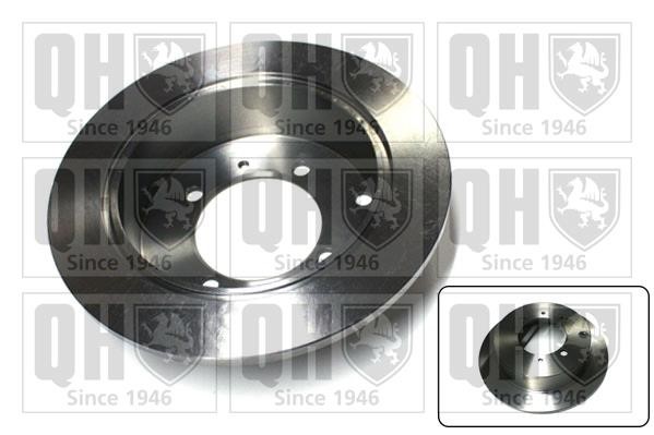 Quinton Hazell BDC4589 Rear brake disc, non-ventilated BDC4589