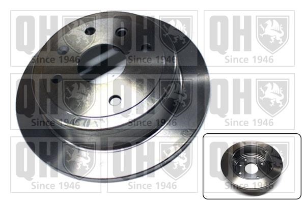 Quinton Hazell BDC5558 Rear brake disc, non-ventilated BDC5558