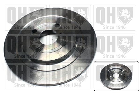Quinton Hazell BDC5573 Rear brake disc, non-ventilated BDC5573