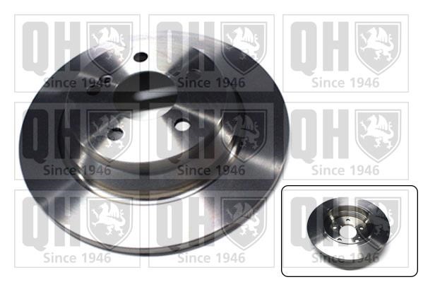 Quinton Hazell BDC5587 Rear brake disc, non-ventilated BDC5587
