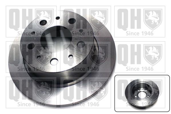 Quinton Hazell BDC5594 Rear brake disc, non-ventilated BDC5594
