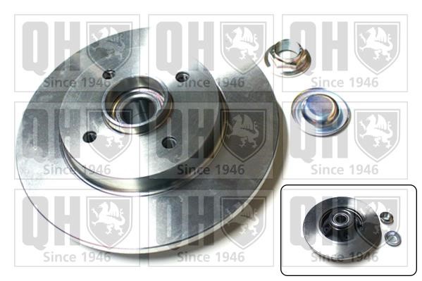 Quinton Hazell BDC5595 Rear brake disc, non-ventilated BDC5595