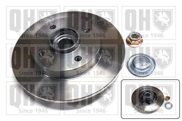 Quinton Hazell BDC5597 Rear brake disc, non-ventilated BDC5597
