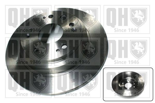 Quinton Hazell BDC5605 Rear brake disc, non-ventilated BDC5605