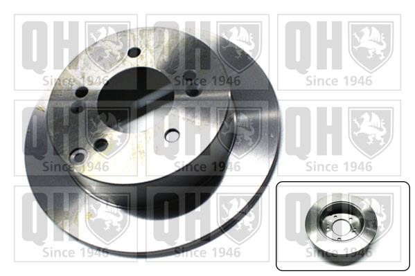 Quinton Hazell BDC5612 Rear brake disc, non-ventilated BDC5612