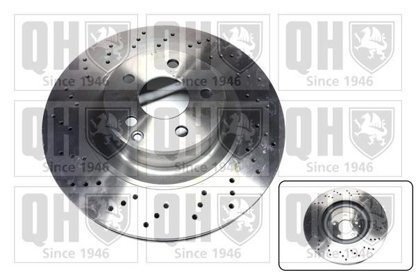 Quinton Hazell BDC5343 Front brake disc ventilated BDC5343