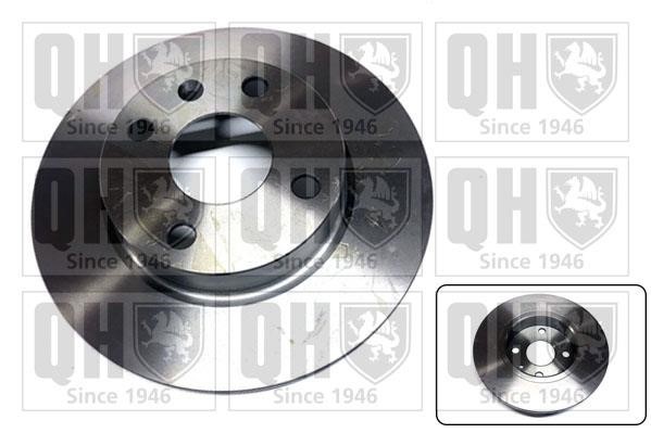 Quinton Hazell BDC5358 Rear brake disc, non-ventilated BDC5358