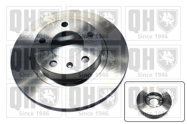 Quinton Hazell BDC5763 Rear brake disc, non-ventilated BDC5763