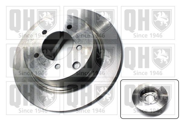 Quinton Hazell BDC6052 Rear brake disc, non-ventilated BDC6052