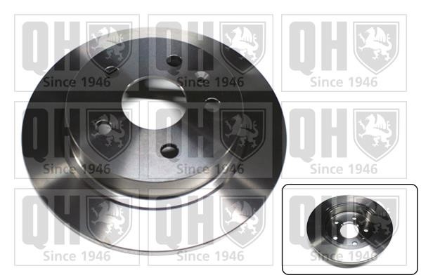 Quinton Hazell BDC5784 Rear brake disc, non-ventilated BDC5784