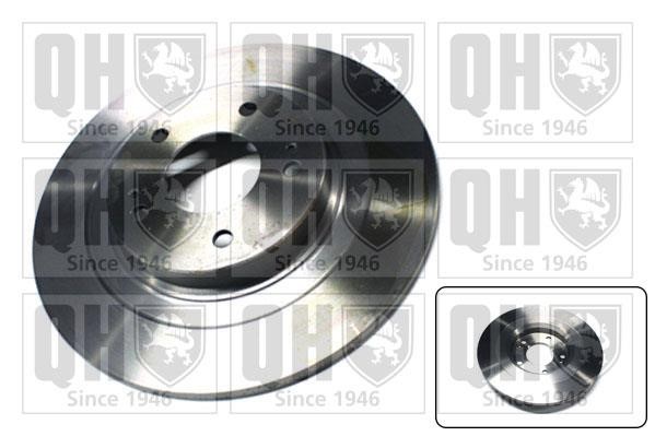 Quinton Hazell BDC6053 Rear brake disc, non-ventilated BDC6053