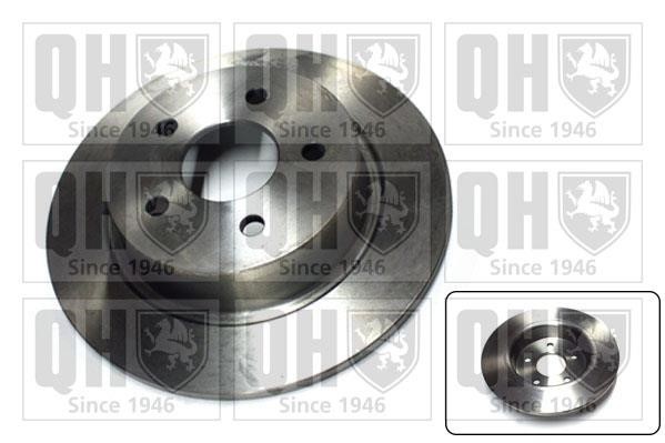 Quinton Hazell BDC6055 Rear brake disc, non-ventilated BDC6055