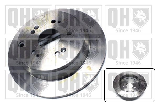 Quinton Hazell BDC5804 Rear brake disc, non-ventilated BDC5804