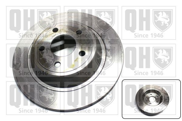 Quinton Hazell BDC6067 Rear brake disc, non-ventilated BDC6067