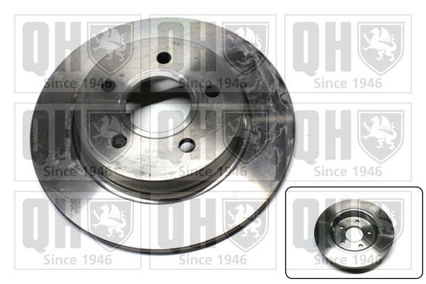 Quinton Hazell BDC6072 Rear brake disc, non-ventilated BDC6072