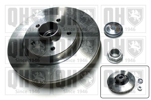 Quinton Hazell BDC5837 Rear brake disc, non-ventilated BDC5837