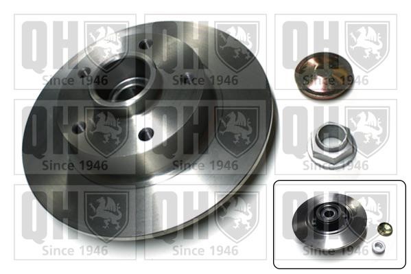 Quinton Hazell BDC5841 Rear brake disc, non-ventilated BDC5841