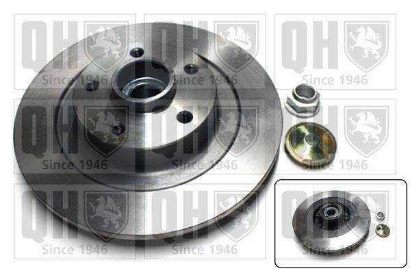 Quinton Hazell BDC5842 Rear brake disc, non-ventilated BDC5842
