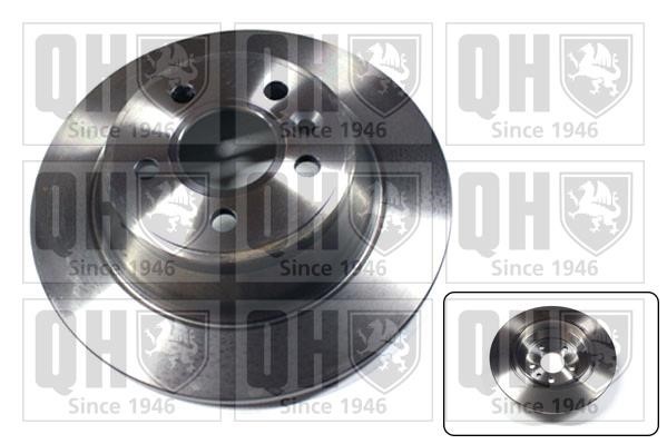 Quinton Hazell BDC5850 Rear brake disc, non-ventilated BDC5850