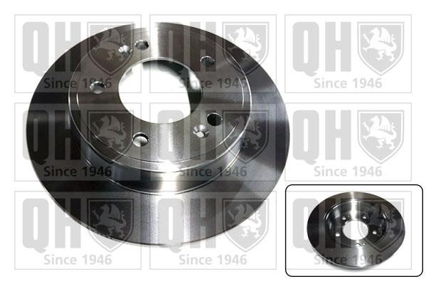 Quinton Hazell BDC6108 Rear brake disc, non-ventilated BDC6108
