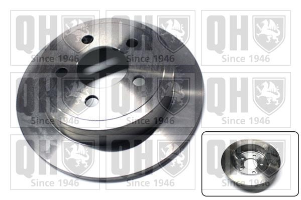 Quinton Hazell BDC5867 Rear brake disc, non-ventilated BDC5867