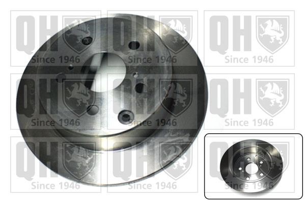 Quinton Hazell BDC5881 Rear brake disc, non-ventilated BDC5881