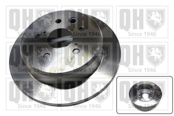 Quinton Hazell BDC5889 Rear brake disc, non-ventilated BDC5889