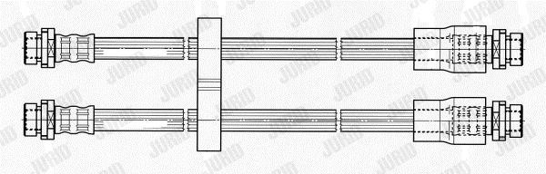 Jurid/Bendix 172540J Brake Hose 172540J