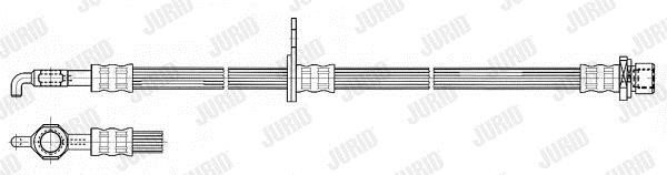 Jurid/Bendix 172663J Brake Hose 172663J