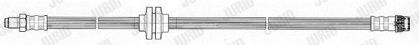 Jurid/Bendix 172701J Brake Hose 172701J