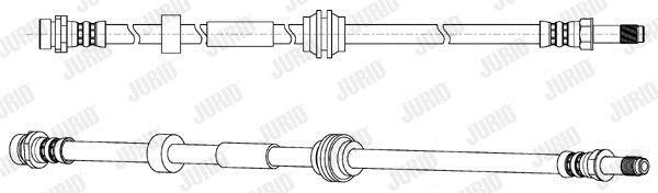 Jurid/Bendix 172717J Brake Hose 172717J