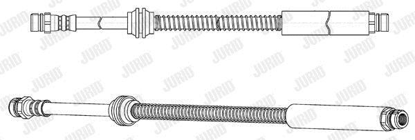 Jurid/Bendix 173228J Brake Hose 173228J